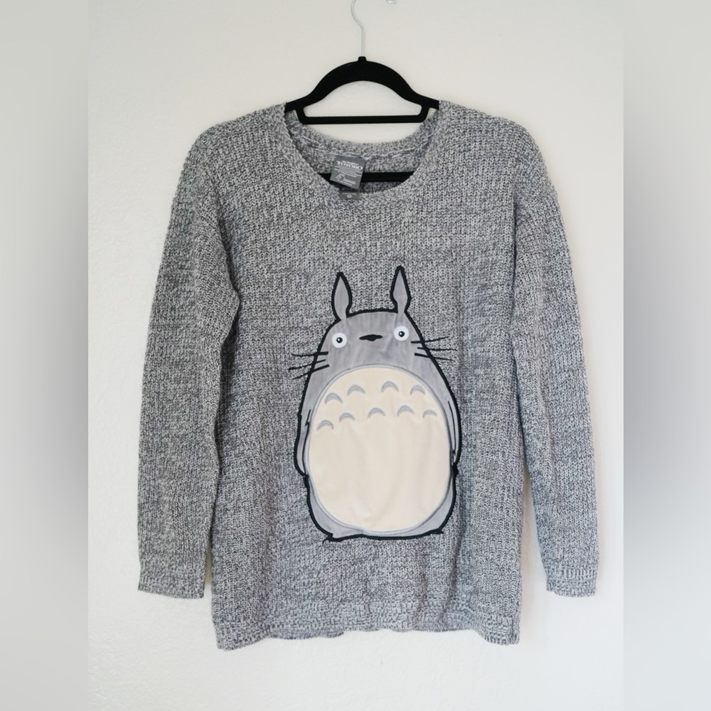 Studio Ghibli My Neighbor Totoro Elbow Patch Sweater